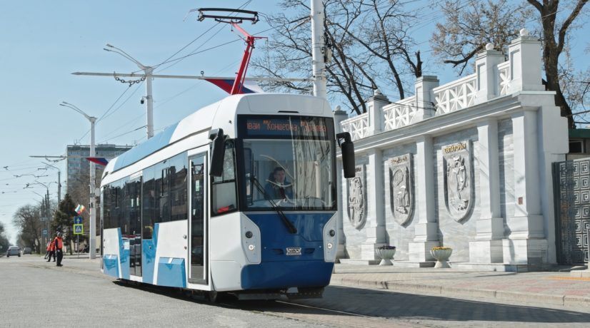 В Евпатории полностью обновят трамвайный парк